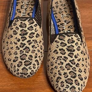 Size 7 Rothy’s Cheetah Loafers. VGUC.